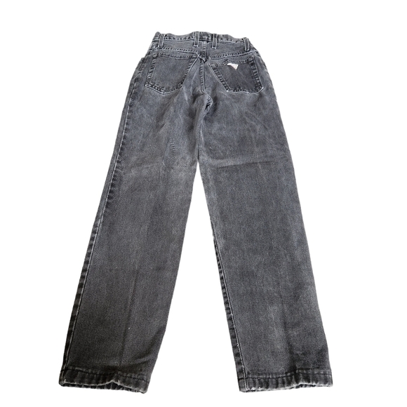 Guess jeans 90’s VINTAGE black high rise straight leg denim Jean pants - Picture 5 of 9
